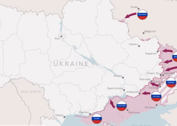 Foto; skrinsot mape ukrajine