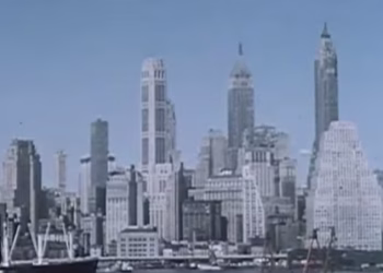 Foto: printskrin 
Skyline New York 1955