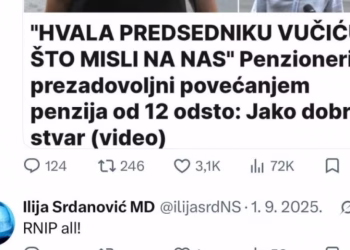 Foto: printskrin društvene mreže